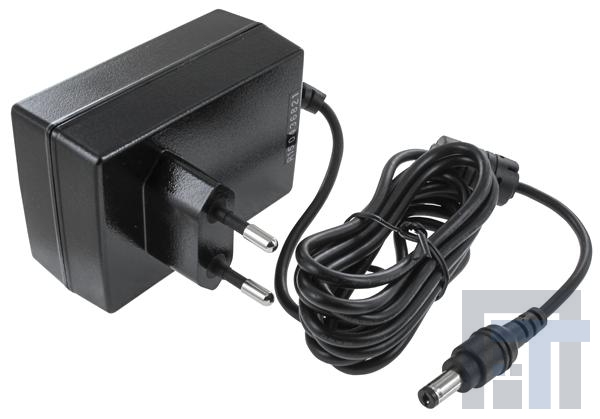 GSM18E12-P1J Адаптеры переменного тока настенного монтажа 18W 12V 1.5A Medical Euro plug