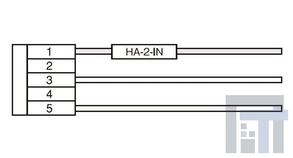 HA-2-IN Импульсные источники питания Cable Assy ZWX VS & ZWS 5P JST input