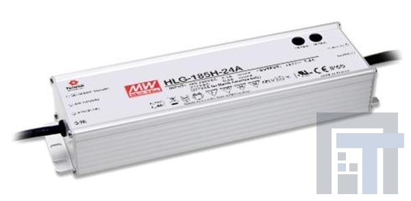 HLG-185H-20AB Блоки питания для светодиодов 186W 20V 9.3A Adjustable, Dimmable