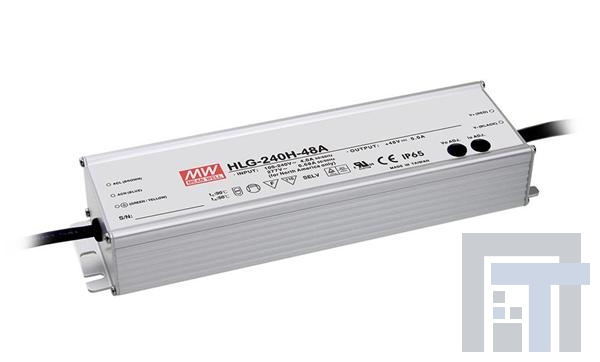 HLG-240H-12 Блоки питания для светодиодов 192W 12V 16A IP67 RATED