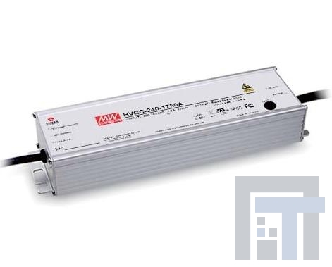 HVGC-240-1050A Блоки питания для светодиодов 240W 114.3-228.6V 1050mA Io Adj w/pot