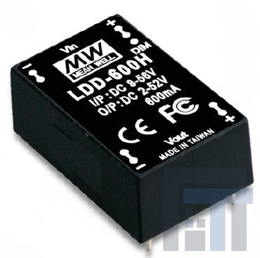 LDD-1000H Блоки питания для светодиодов 9-56Vin 2-52Vout 1000mA LED Driver