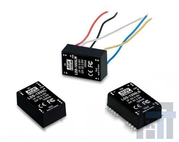 LDD-1000L Блоки питания для светодиодов 6-36Vin 2-30V 1000mA Pin DC-DC LED Driver