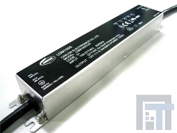 LDM100S120-01 Блоки питания для светодиодов AC-100W/12Vout/IP67 NoDim, NoAdjustment