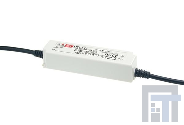 LPF-16-15 Блоки питания для светодиодов 16.05W 15V 1.07A 90-305Vac LED PS