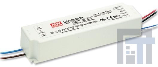 LPF-60D-12 Блоки питания для светодиодов 60W 12V 5A Dimming Function