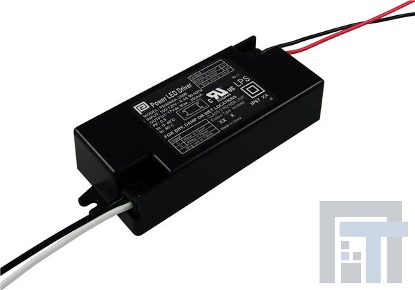 PDA006A-1A0B-R Блоки питания для светодиодов 6W 6V 1A CC 90-132Vin LED Driver