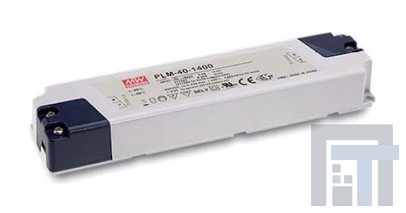 PLM-40E-700 Блоки питания для светодиодов 39.9W 700mA 29-57V 180-295Vin CC LED PS