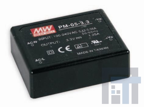 PM-05-12 Импульсные источники питания 5.04W 12V 0.42A