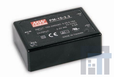 PM-10-12 Импульсные источники питания 10.2W 12V 0.85A