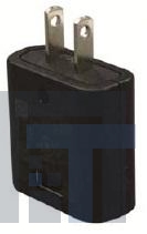 PSA05A-050QL6A Адаптеры переменного тока настенного монтажа 5W 5V 1A US USB Adapter Black