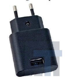 PSM03E-050Q-3W-R Адаптеры переменного тока настенного монтажа 2.75W 5V 0.55A USB Charger EU White