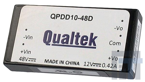QPDD10-48D05 Импульсные источники питания 5V 1A 10W DCDC DUAL OUTPUT