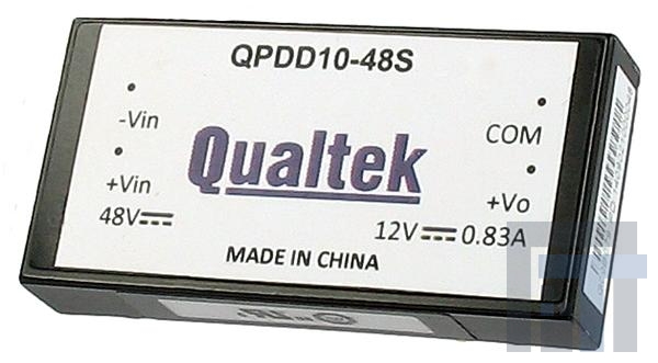 QPDD10-48S05 Импульсные источники питания 5V 2A 10W DCDC SINGLE OUTPUT
