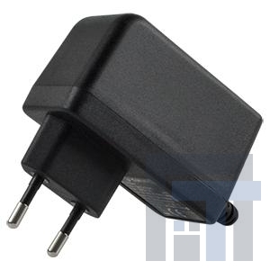 SWI12-12-E-P6 Адаптеры переменного тока настенного монтажа 12W 12V 1A EU plug 2.5 cen pos Level VI