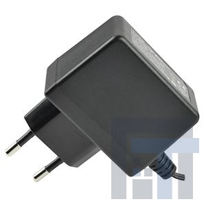 SWI6-12-E-P5 Адаптеры переменного тока настенного монтажа 7.2W 12V 0.6A EU 2.1 cent + Level VI