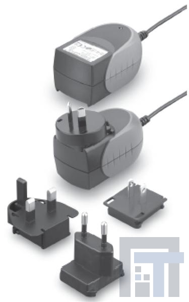 TR15RA050-11E03-GY-BK-LEVEL-VI Адаптеры переменного тока настенного монтажа Wall/15W/Grey/VI 5VDC/Straight/1800mm