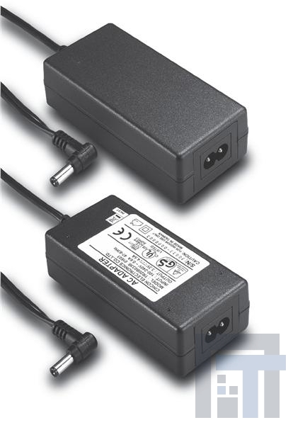 TR20B240B-01E03 Настольные адаптеры переменного тока 20W 90-264VAC 24VDC 850mA 2.1mm DC R/A