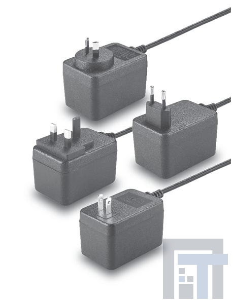 TRG250240-A-49E03-LEVEL-V Адаптеры переменного тока настенного монтажа 25W 24V US 2Pin AC RA DCPlug OVP 1800mm