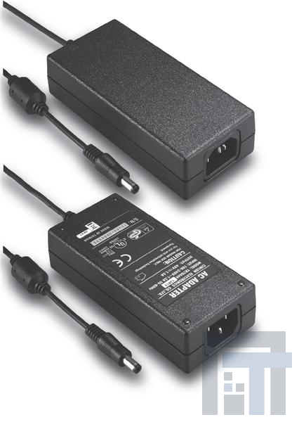 TRG70A150-02E02-LEVEL-V Настольные адаптеры переменного тока 70W/15Vout/5.5x2.5mm RightAngleDC, 1220mm