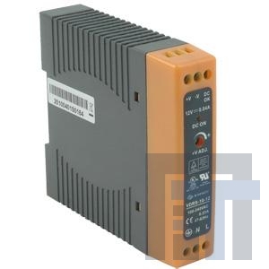 VDRS-10-12 Блок питания для DIN-рейки ac-dc, 10W, 12Vdc, single output, DIN rail