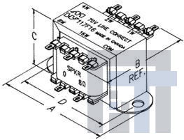 117F2 Силовые трансформаторы 70V