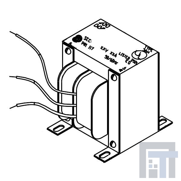 166C24-BULK Силовые трансформаторы POWER TX 115VAC 24V@.085A