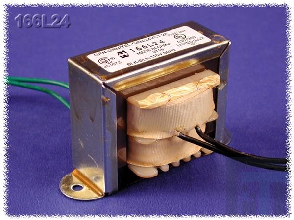 166F12B-BULK Силовые трансформаторы 3.6VA 115V 60Hz 12 C.T. 0.3 AMPS