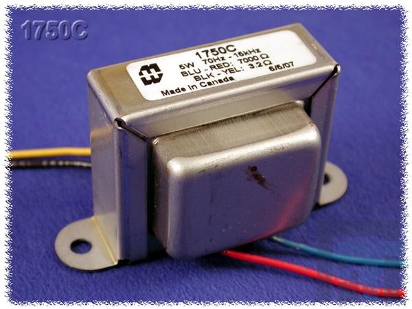 1750c Аудио трансформаторы и трансформаторы сигналов Fender/VibroChamp Primary Ohms 7000