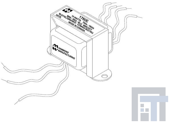 1760h Аудио трансформаторы и трансформаторы сигналов FenderUpgrade/Deluxe Primary Ohms 6600 CT