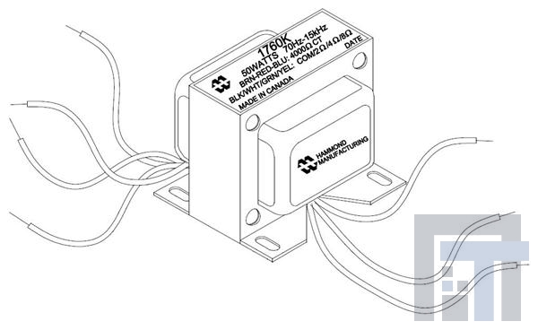 1760k Аудио трансформаторы и трансформаторы сигналов FenderUpgrade/Tweed Primary Ohms 4000 CT