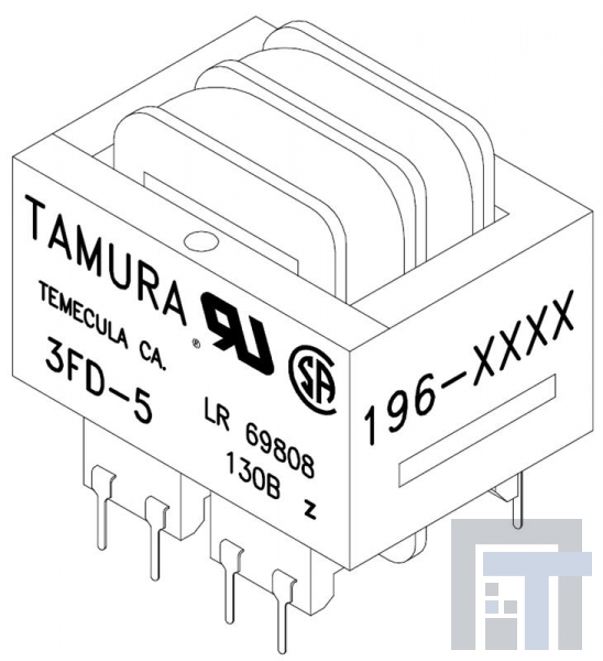 3FD-536 Силовые трансформаторы 36VCT@0.35A 18V@0.7A Dual Primary