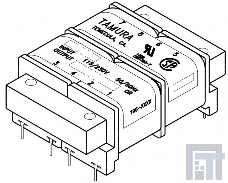 3FL16-700 Силовые трансформаторы 12VA 8V@1.5A 16VCT@0.75A