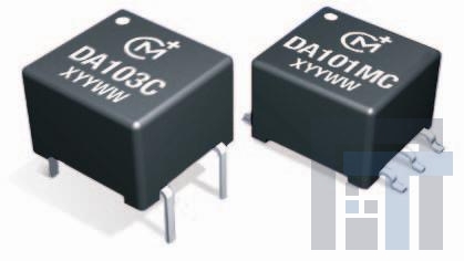 DA101MC Аудио трансформаторы и трансформаторы сигналов 1:1 turn 1.0-2.06mH 0.22uH 6 Pin SMT