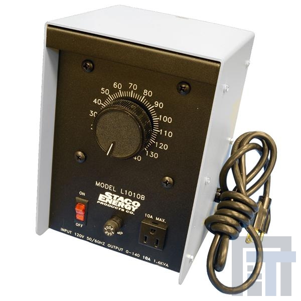 L1010BVA Промышленные управляющие трансформаторы 120Vin 10A 0-140Vout W/ Volt/Ammeter