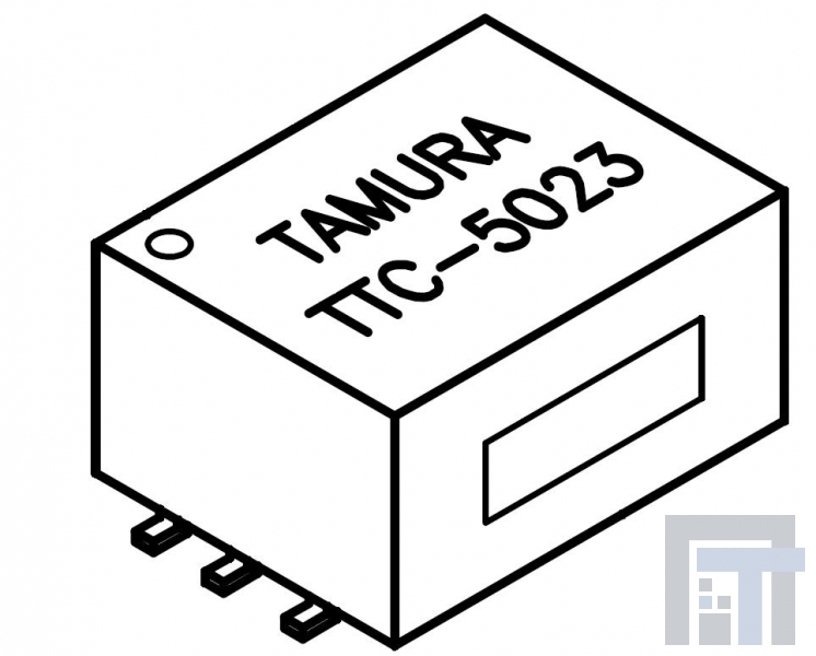 TTC-5027 Аудио трансформаторы и трансформаторы сигналов 30k:30kohm 30H min 1500Vrms SMD