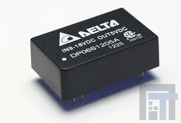 DP06D1212A Преобразователи постоянного тока в постоянный с изоляцией DCDC CONVERTER +/-12Vout 6W