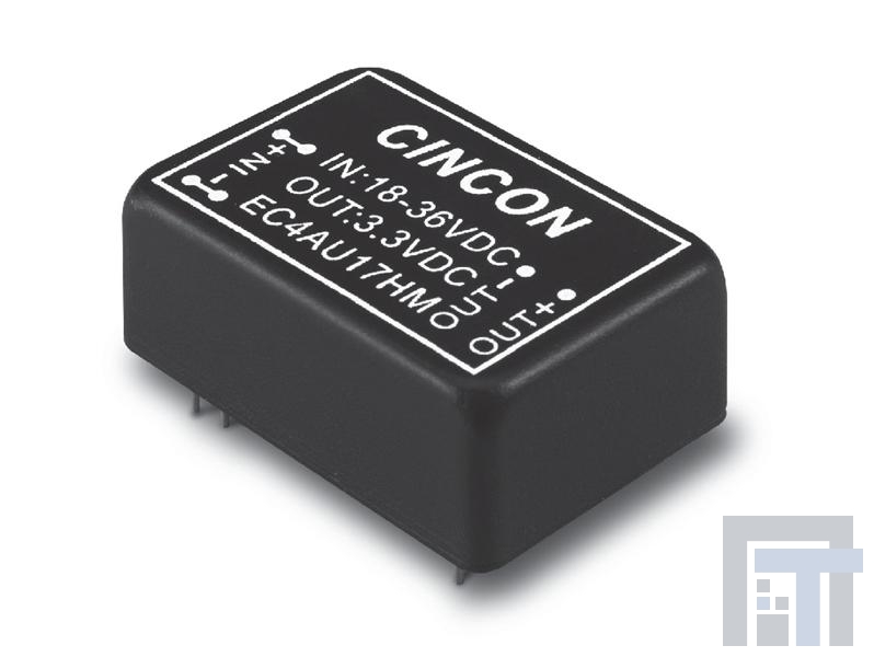 EC4AU01HMS Преобразователи постоянного тока в постоянный с изоляцией DC-DC Converter, SMD 6W, 9-18Vin, 5Vout