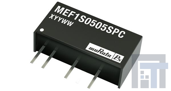 MEF1S0303SP3C Преобразователи постоянного тока в постоянный с изоляцией 1W 3.3Vin 3.3Vout 303mA Iso