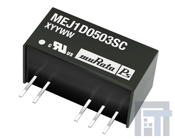 MEJ1D1203SC Преобразователи постоянного тока в постоянный с изоляцией 1W Dual 12Vin 3.3Vout 151mA 5.2KV