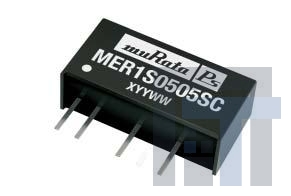 MER1S0505SC Преобразователи постоянного тока в постоянный с изоляцией 1W 5Vin 5Vout 200mA 1kVDC Isolated SIP