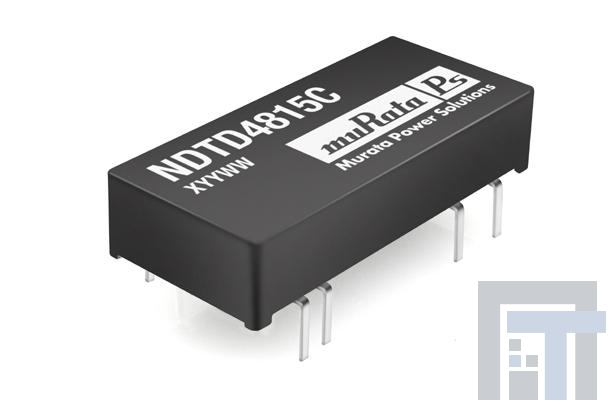 NDTD0505C Преобразователи постоянного тока в постоянный с изоляцией 3W 5V TO 5V DUAL OUTPUT