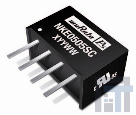 NKE0303SC Преобразователи постоянного тока в постоянный с изоляцией 1W Single Output 3.3V to 3.3V 303mA