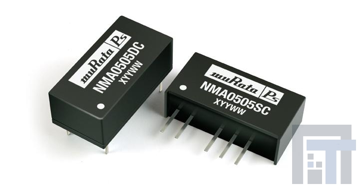 NMA0505DC Преобразователи постоянного тока в постоянный с изоляцией 1W Dual 5V/5V 100mA Dual Output