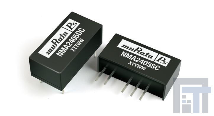 NMA2405SC Преобразователи постоянного тока в постоянный с изоляцией 1W DUAL 24V/5V SIP Dual Output