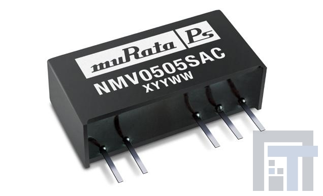 NMV0505DAC Преобразователи постоянного тока в постоянный с изоляцией 1W Single Output 5V to 5V 200mA