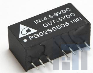 PG02S0503A Преобразователи постоянного тока в постоянный с изоляцией DCDC CONVERTER 3.3Vout 2W