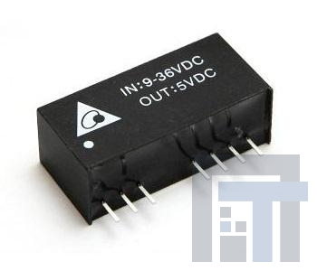 PJ03D1205A Преобразователи постоянного тока в постоянный с изоляцией DC/DC Converter +/-5Vout, 3W