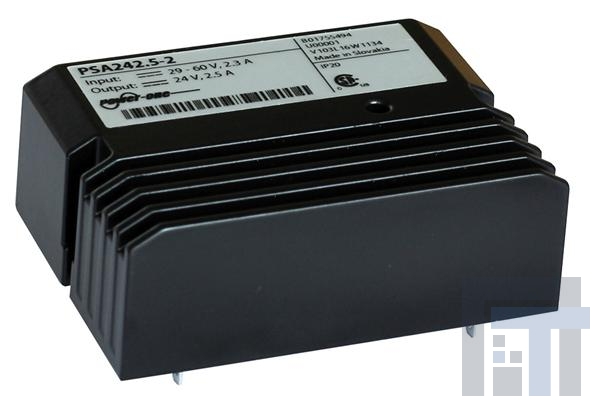 psa242.5-2 Преобразователи постоянного тока в постоянный с изоляцией POSITIVE SWITCHING REGULATOR