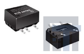 R1D-0515 Преобразователи постоянного тока в постоянный с изоляцией 1W DC/DC 1kV UNREG 5Vin +/-15Vout